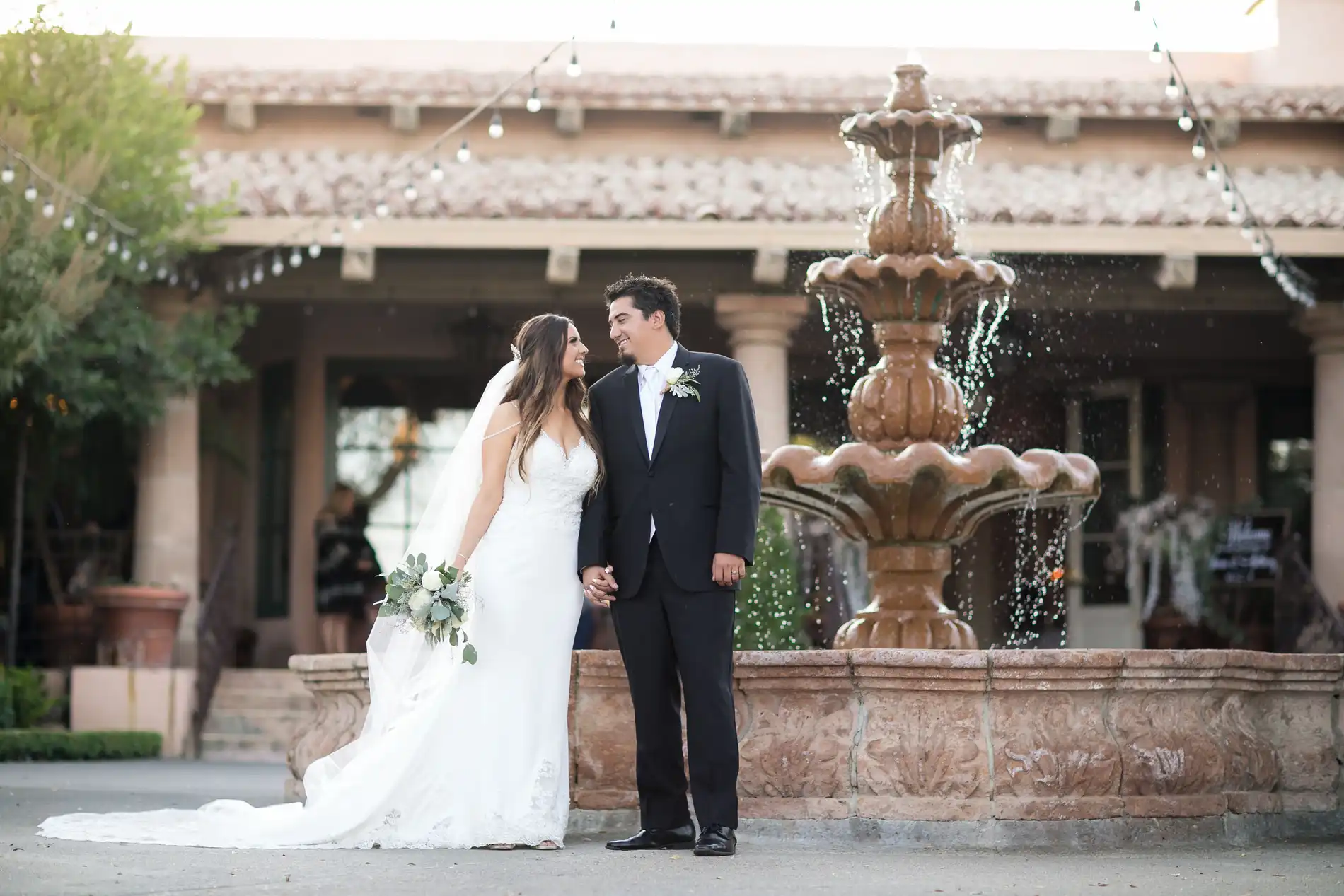 Wedding celebration at Harris Ranch Resort