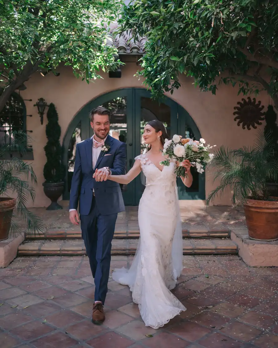 Wedding celebration setup at Harris Ranch Resort